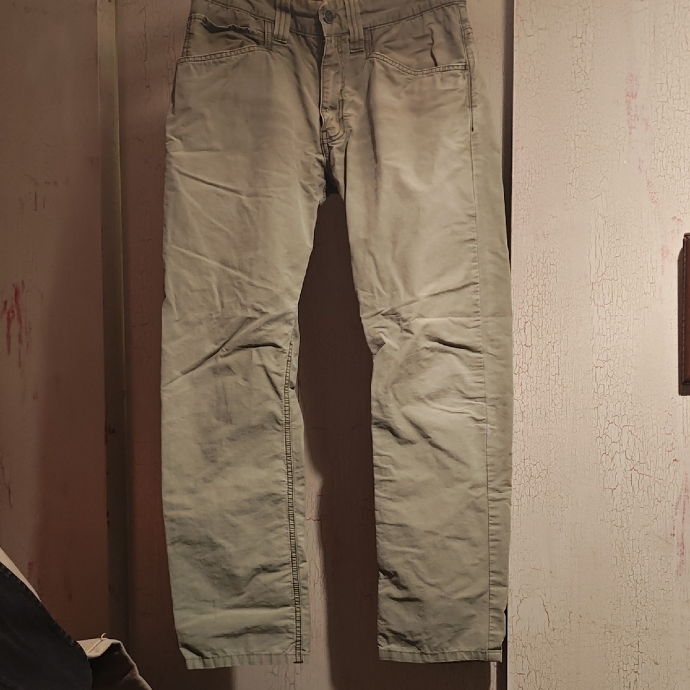 Levi's Olive Green Casual Pants